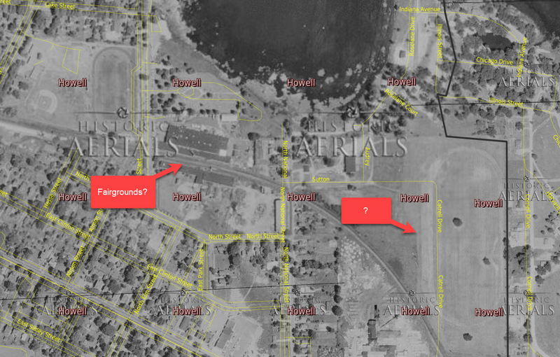 Howell Fairgrounds - 1955 Aerial - No Idea If This Is Relevant